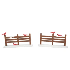 Cardinal Christmas Fence