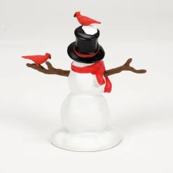 Cardinal Christmas Snowman
