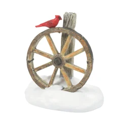 Cardinal Christmas Wagon Wheel