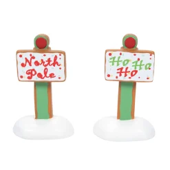 Gingerbread Xmas Signs St/2