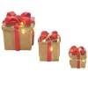 Lit Festive Gift Box St/3