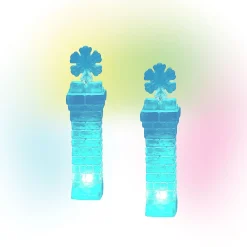 Lit Ice Castle Corners