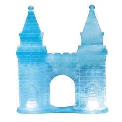 Lit Ice Castle Gate