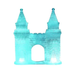 Lit Ice Castle Gate