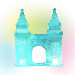 Lit Ice Castle Gate
