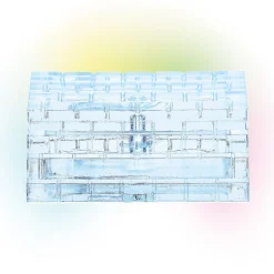 Lit Ice Castle Steps