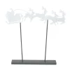 Santa's Sleigh Silhouette