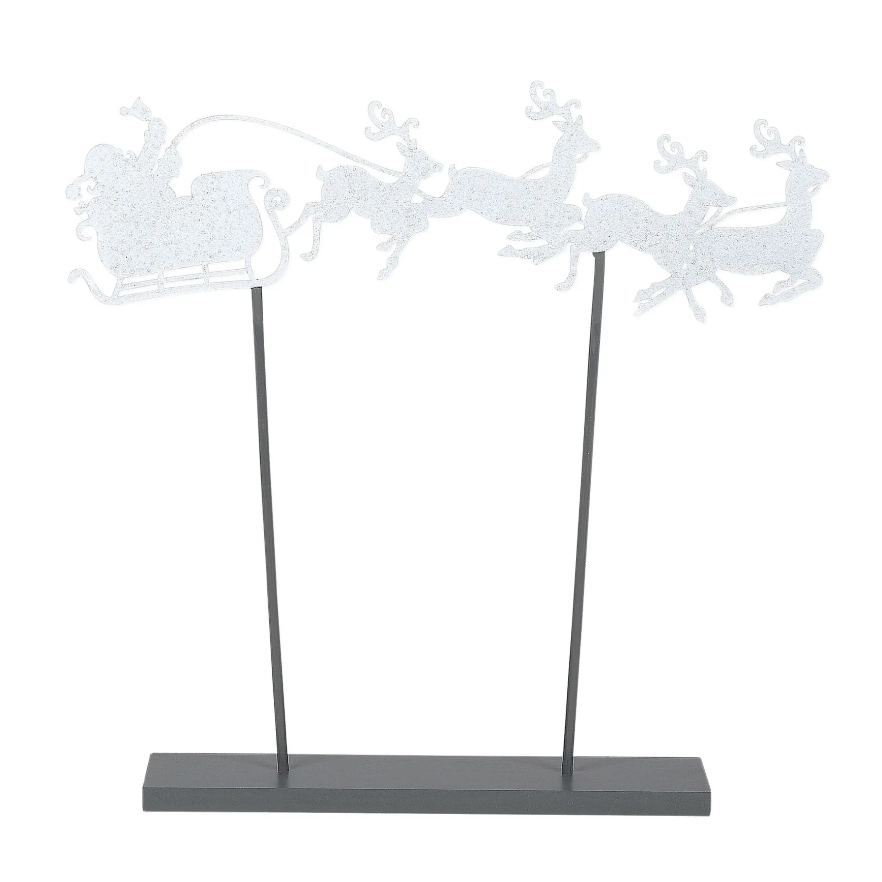 Santa's Sleigh Silhouette
