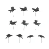 Set of 10 Halloween Crows