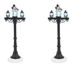 Snowman Street Lights
