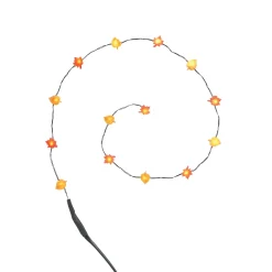 String of Lit Autumn Leaves