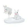 White Christmas Bunnies